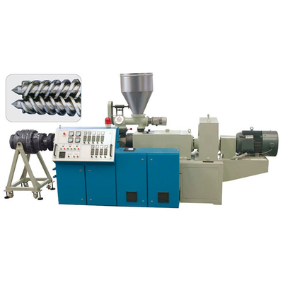 Extrudeuse en plastique de PVC de feuille de vis de tuyau de machine jumelle d'extrudeuse